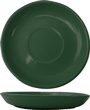 6" SAUCER--DARK GREEN