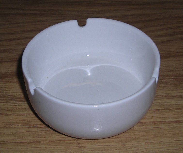 White Ashtray